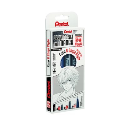 Pentel Manga Set Face MNG3PCS-FA