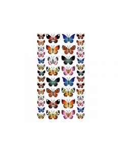 Purple Peach Sticker Butterflies - 416