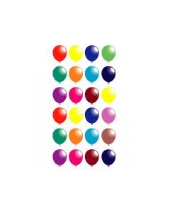 Purple Peach Sticker Balloons - 442