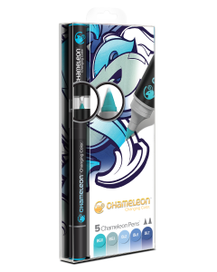Chameleon 5-Pen Blue Tones CT0513