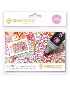 Chameleon Color Cards Embossed - Floral Patterns - CC0105