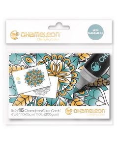 Chameleon Color Cards Embossed - Mini Mandalas - CC0107