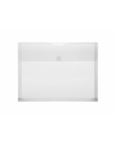 Foldersys 40105-04 Velcro Omslag A4 Transparant met balg