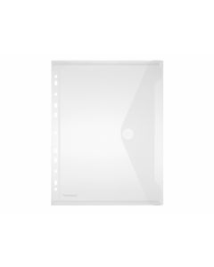 Foldersys 40106-04 Velcro Omslag A4 Transparant met ringband