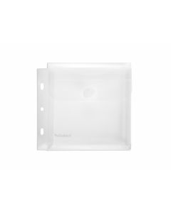 Foldersys 40127-04 Velcro Omslag CD Transparant