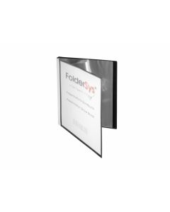 Foldersys 25012-30 Presentatiemap 20 Tas A4 Zwart