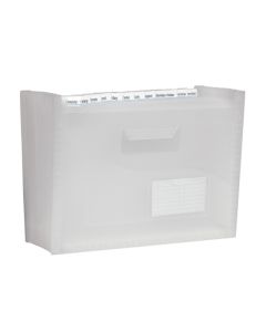 Pentel Clear Expanding Organiser 25 Pockets