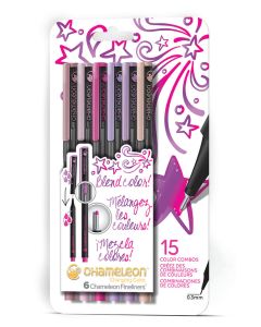 Chameleon Fineliner 6-Pen Floral Col. Set FL0603