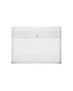 Foldersys 40105-04 Velcro Omslag A4 Transparant met balg