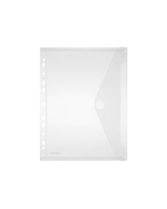 Foldersys 40106-04 Velcro Omslag A4 Transparant met ringband