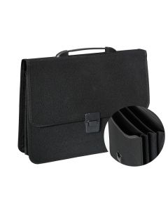 Foldersys 70011-30 Akte Tas Textiel A4 Zwart