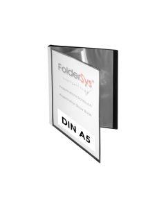 Foldersys 25025-30 Presentatiemap 20 Tas A5 Zwart