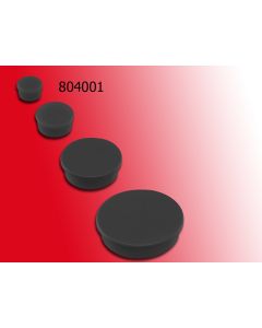 Ecobra 20 Whiteboardmagneten 804001 Zwart 10x6,5mm