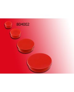 Ecobra 20 Whiteboardmagneten 804002 Rood 10x6,5mm