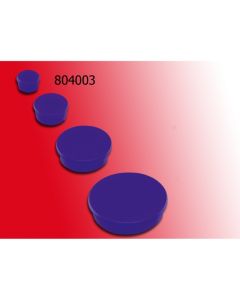 Ecobra 20 Whiteboardmagneten 804003 Blauw 10x6,5mm