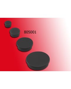 Ecobra 20 Whiteboardmagneten 805001 Zwart 16x7mm