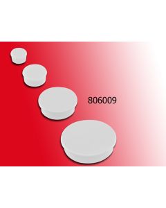Ecobra 20 Whiteboardmagneten 806009 Wit 25x8mm