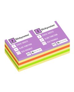 Slickynotes Regular NR-12A 12 Pads 76x76 Assorti