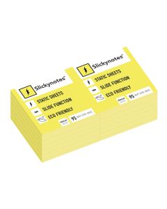 Slickynotes Regular NR-12Y 12 Pads 76x76 Geel