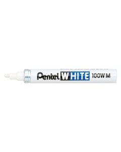 Pentel Merkpen Wit 100W-Medium